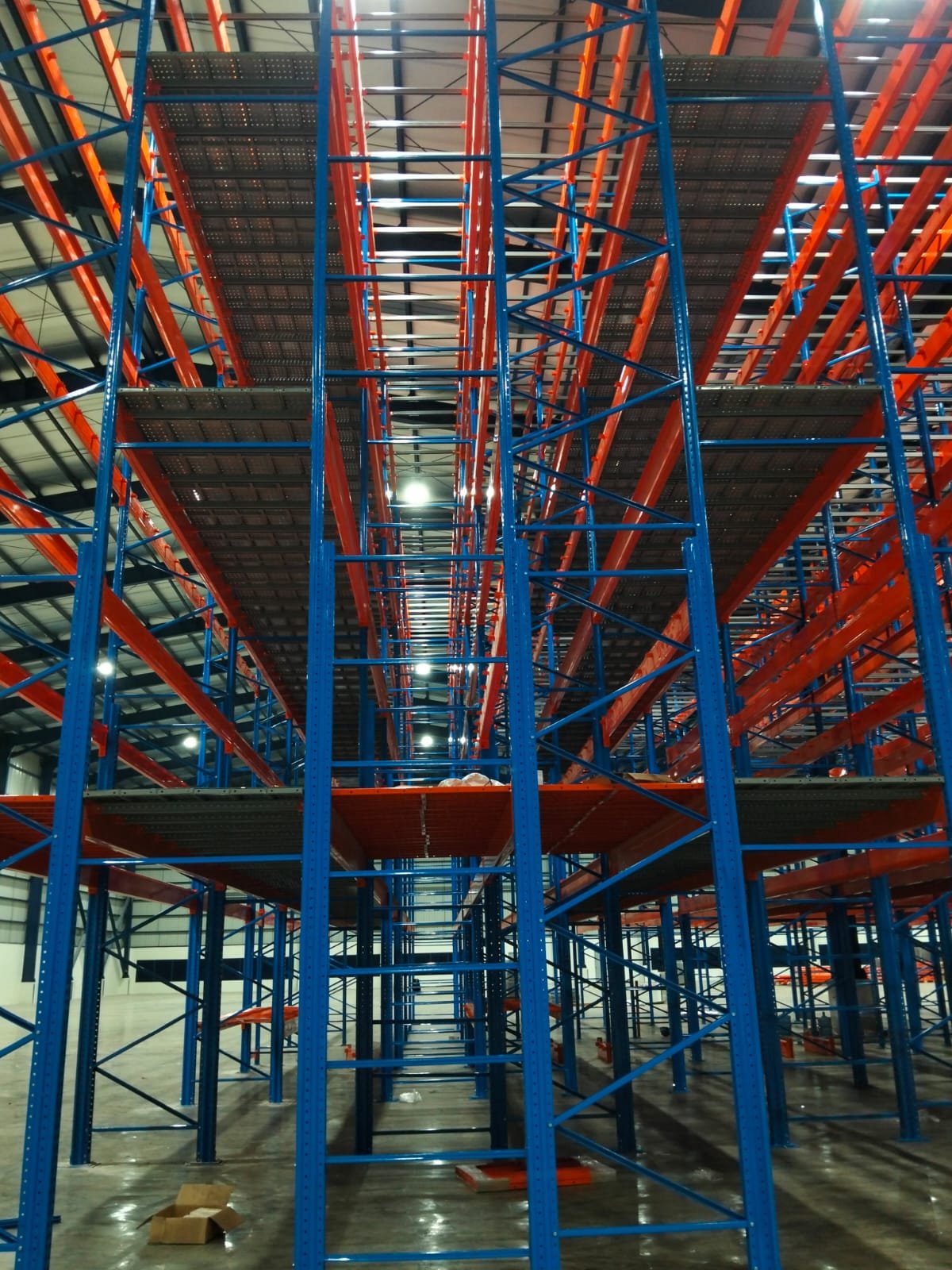 Mezzanine racking — upright frames and beams | Perkasa Racking mezzanine racking