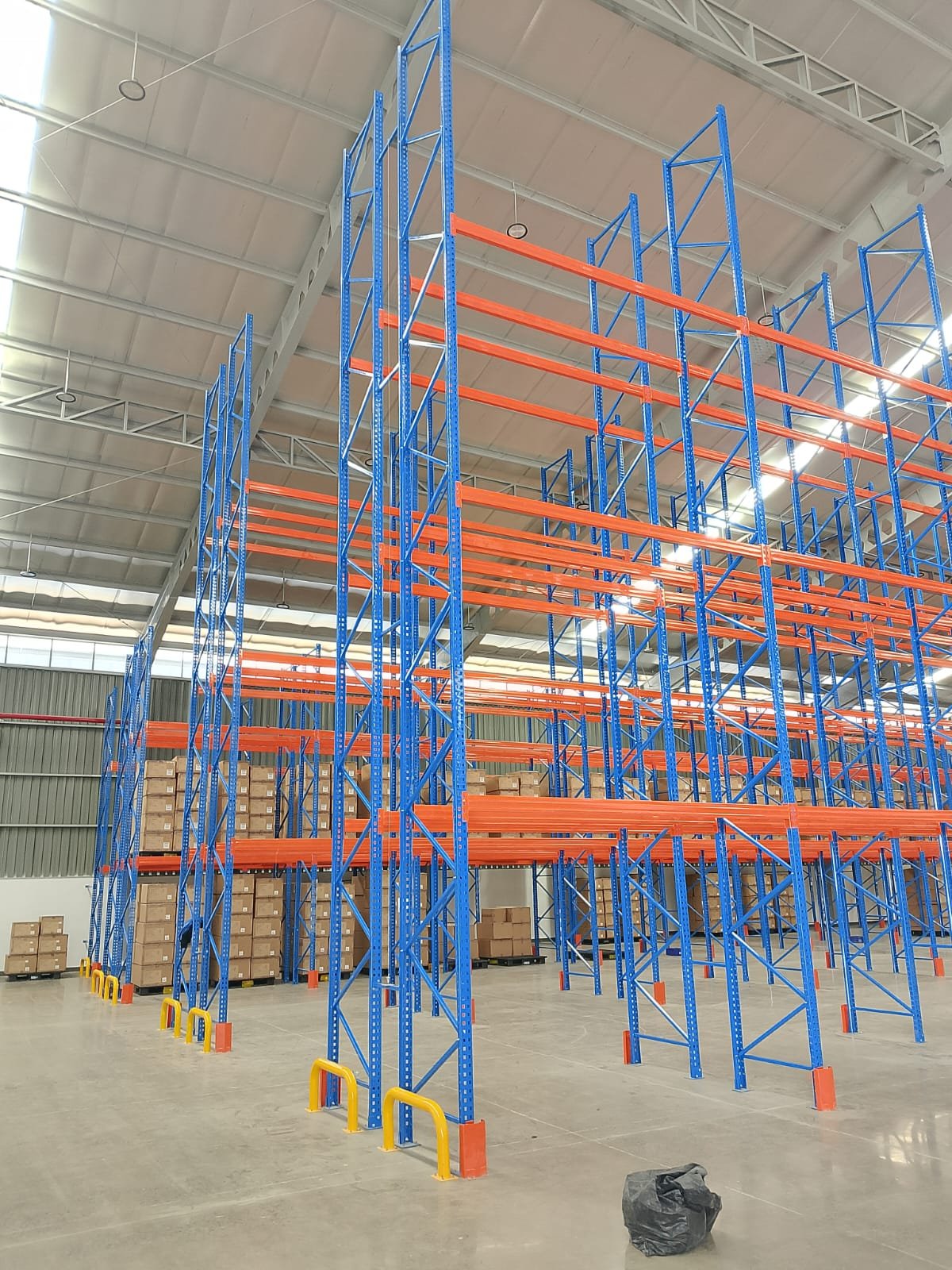 Pallet racking — intake and staging zone | Perkasa Racking pallet racking